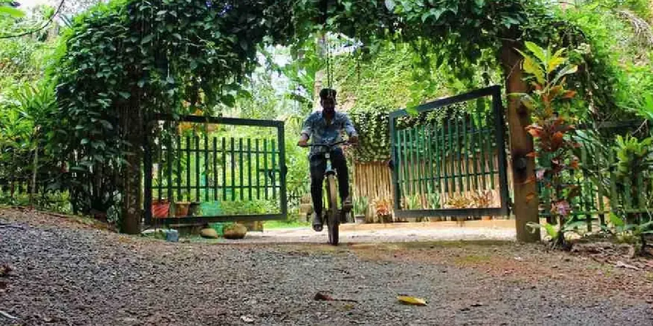 Cycling in Ela Forest Kerala